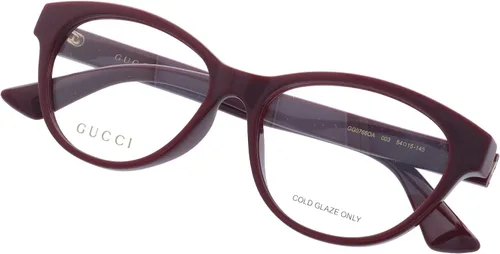 Vista 7 de Gucci Gucci-Logo GG0766OA 003 - Gafas de sol para mujer marco óptico burdeos de 2126in Borgoña Transparente Borgoña