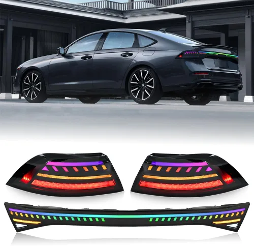 Vista 13 de T T-ABC Nuevas luces compatibles con Honda Accord 2018-2025, LX EX EXL Sport Touring Hybrid Faro delantero delantero de 10ª generación Accesorios