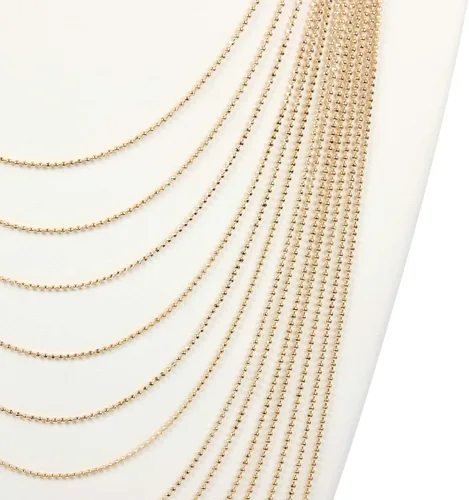 Vista 3 de RIAH FASHION Collar bohemio de múltiples capas Gypsy Layered Strand Drape Long Y Chain Bar Feather Pendant Drop Lariat