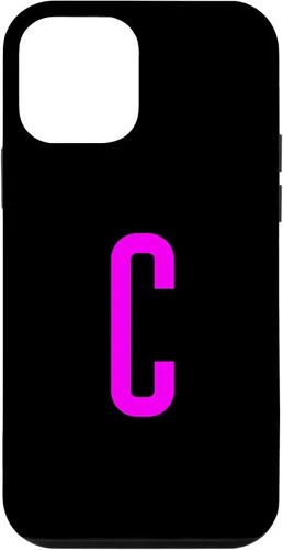 Vista 16 de iPhone 16 Letter C Magenta Favorite Initial Monogram Case