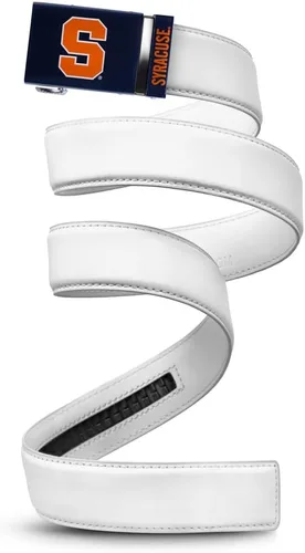 Vista 65 de Mission Belt Con licencia oficial de la NC Alabama Crimson Tide Crimson Tide (Cuero Negro)
