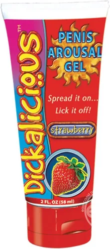 Vista 3 de Dick-alicious Penis Arousal Gel (Unisex) Uso en áreas íntimas (plátano)