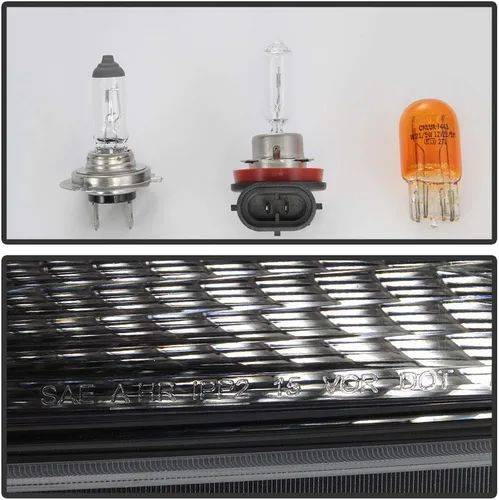 Vista 6 de ACANII - Para Chevy Colorado Pickup Truck 2015-2022 LED Tubo Negro Proyector Faros Delanteros, Conductor y Pasajero