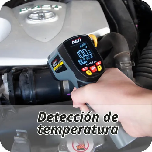 Vista 4 de Termómetro infrarrojo KC182C MAX relación 16:1