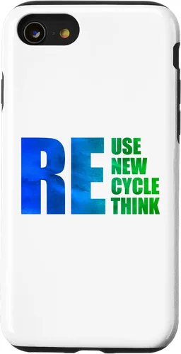 Vista 13 de iPhone 14 Reutilizar Renovar Reciclaje Repensar Salvar Día de la Tierra Klima Umwelt Case