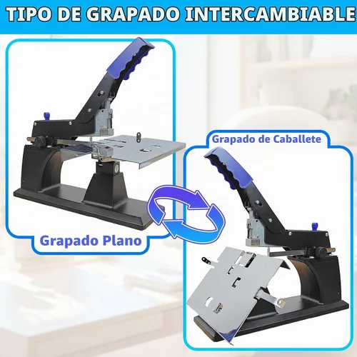 Vista 3 de RAYSON SH-03 - Engrapadora resistente 2 en 1, 60 hojas, 30 hojas Manual heavy-duty stapler supports flat stapling up to 60 sheets and saddle