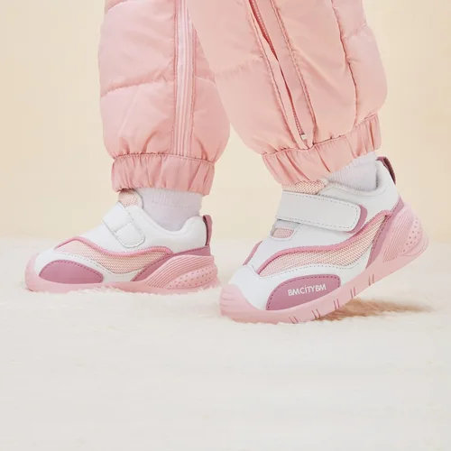 Vista 2 de BMCiTYBM Zapatos de bebé para niño y niña, zapatos de invierno cálidos antideslizantes para primeros pasos de 6 a 24 meses