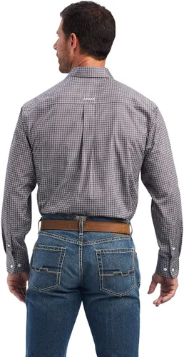 Vista 2 de ARIAT Camisa de corte clásico sin arrugas para hombre