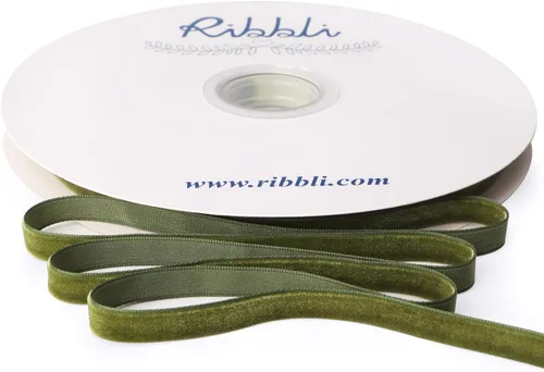 Vista 26 de Ribbli - Cinta de terciopelo negro de 1 pulgada, carrete continuo de 25 yardas, cinta de Navidad negra para envoltorios de regalos, manualidades