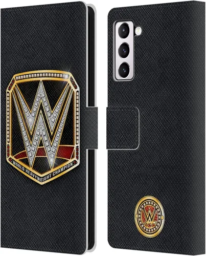 Vista 266 de Head Case Designs Officially Licensed WWE Cruiserweight Champion Title Belts Leather Wallet Case Compatible with Samsung Galaxy A07 4G Campeón