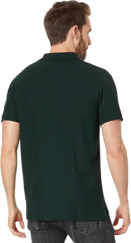 Vista 2 de Psycho Bunny Polo piqué clásico verde bosque XL (hombre 7 de EE. UU.), Verde bosque
