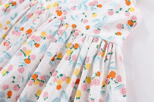 Vista 6 de Mud Kingdom Little Girls Summer Dress Sleeveless Cute Floral
