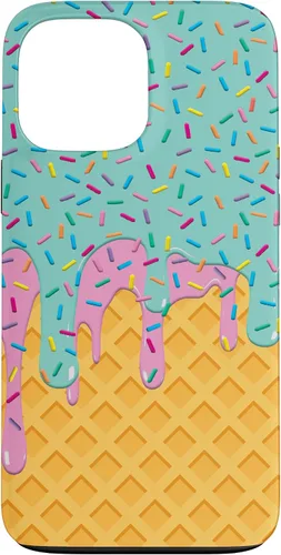 Vista 24 de Ice Cream Cone with Sprinkles Case for iPhone 17