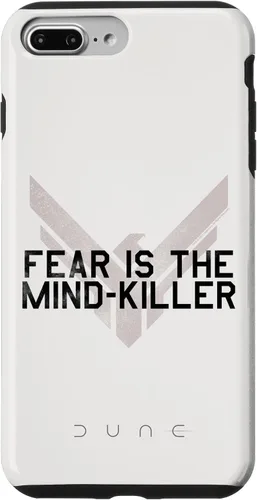 Vista 16 de iPhone 16 Pro Dune (2021) - El miedo es el asesino de la mente - Carcasa blanca Atreides
