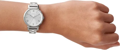 Vista 6 de Fossil Reloj Daisy de cuarzo para mujer, de acero inoxidable, informal.