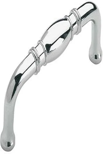 Vista 23 de Amerock Granby 3-3/4 pulgadas (96 mm) de centro a centro Bronce champán Tirador de gabinete - paquete de 10 unidades Champagne bronce