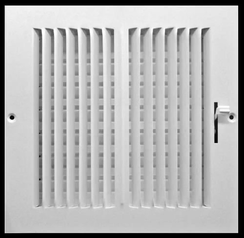 Vista 20 de HVAC Premium Rejilla de Suministro de Aire de 1 Vía de 10'' X 6'' - Tapa de Ventilación y Difusor - Cara Plana Estampada - Blanco