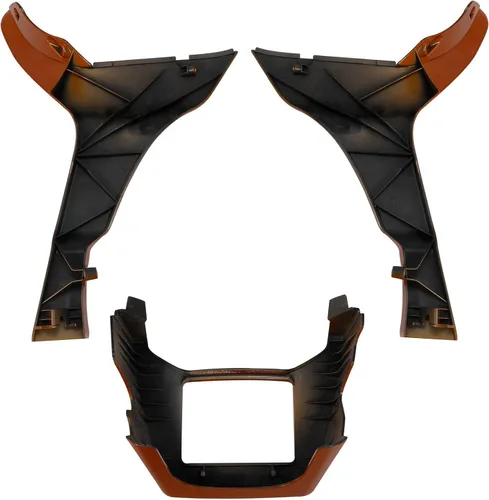 Vista 3 de HR3 Cubierta de alerón de carenado de whisky ámbar compatible con modelos Harley Road Glide FLTRX FLTRXS FLTRXST FLTRXSE 2017-2023 Amber Whiskey