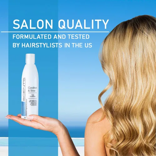 Vista 6 de Acondicionador desenredante – Acondicionador sin fragancia para cabello seco – Acondicionador hidratante para hombres y mujeres – Acondicionador