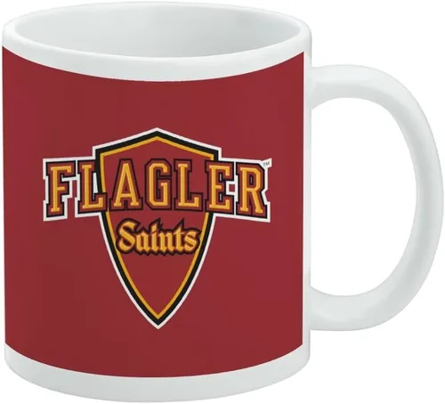Vista 107 de Taza de cerámica con el logotipo principal de la Universidad Rider, taza de regalo novedosa para café, té y bebidas calientes, 11oz, blanca