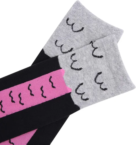 Vista 6 de Urkutoba Calcetines lindos de patas de pollo para niños, calcetines de pollo hasta la rodilla, regalos divertidos para bebés, niñas y niños