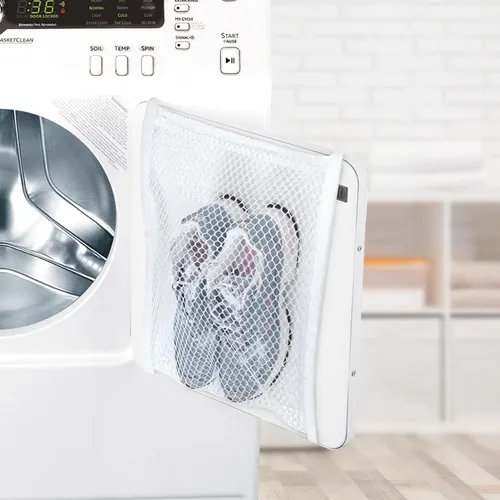 Vista 4 de Smart Design - Bolsa para lavado con asa, para ropa, deportes y lavandería- para la organización del hogar