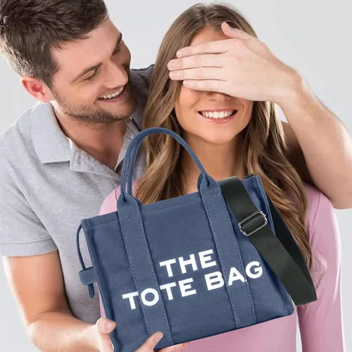 Vista 7 de The Tote Bags for Women,CanvasLeather Tote bag with Zipper,Shoulder,Crossbody,Handbag for Travel, School, Work