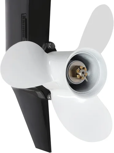 Vista 7 de Motor fuera de borda de 12 HP, 169CC 2 tiempos motores fuera de borda de eje largo, motor marino de gasolina resistente con sistema CDI de agua