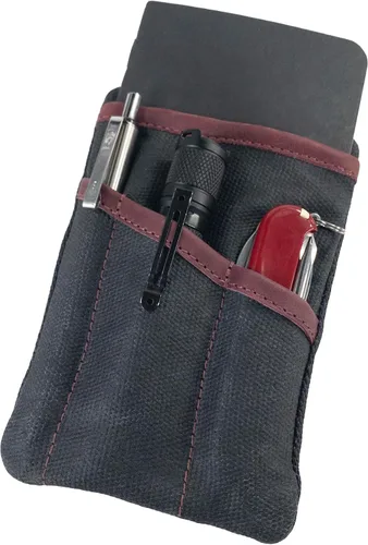Vista 9 de Hide & Drink, Estuche de bolsillo multiherramientas, Bolsa compacta multiusos con cremallera para artículos de diario (EDC), Mini estuche