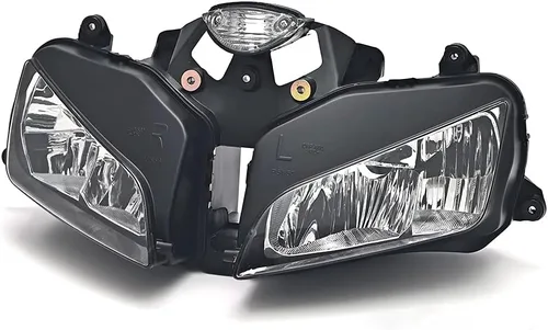 Vista 9 de Conjunto de faros delanteros de motocicleta para CBR600F4 1999 2000 CBR 600 F4 Kit de montaje de lámpara de cabeza delantera