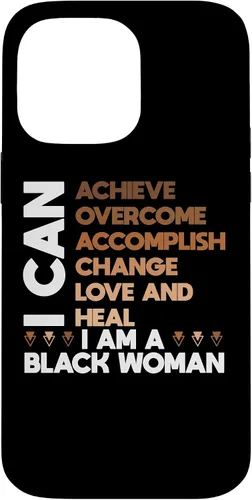 Vista 20 de iPhone 11 Pro Max poderoso negro mujer afirmación afroamericana orgullo caso