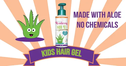 Vista 3 de Paquete de 2 gel para el cabello para niños, fijación ligera, sin químicos, fabricado con aloe vera orgánico y vitaminas, seguro para bebés, niños