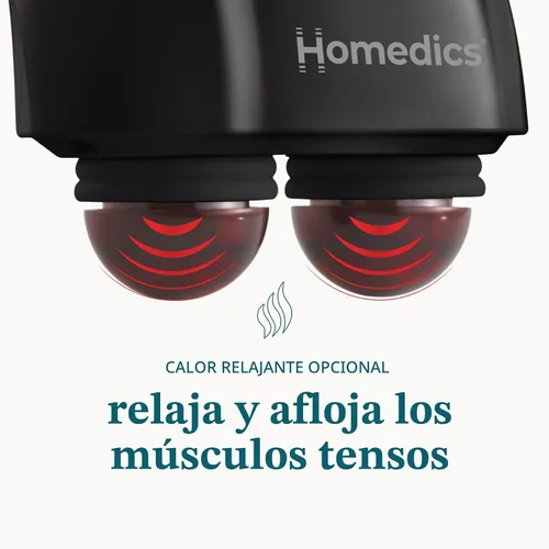 Vista 6 de HoMedics Masajeador de doble nodo Twin Percussion Pro con calor