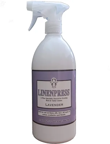 Vista 4 de Le Blanc® Blue Violet Linenpress® - Alternativa de almidón de lujo para telas de prensado, 32 onzas (paquete de 1)
