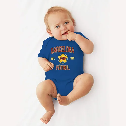Vista 4 de Barcelona Away Kit World Classic Soccer Football Arch - Body para bebé