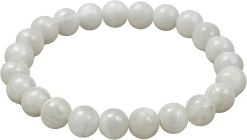 Vista 77 de Amazing Gemstone Crystal Bracelet for Women Men's Gifts - Protection Healing Crystal Bracelet - 8mm Gemstone Beaded Stretchable Bracelet Pulseras