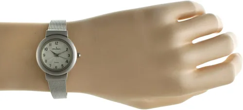 Vista 6 de Peugeot - Reloj de pulsera de malla para mujer con 7 biseles intercambiables