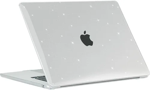 Vista 11 de Funda compatible con MacBook Air de 15 pulgadas 2025 2024 2023 versión M4 A3241 M3 A3114 M2 A2941 Pantalla de retina líquida Touch ID, funda Rosa