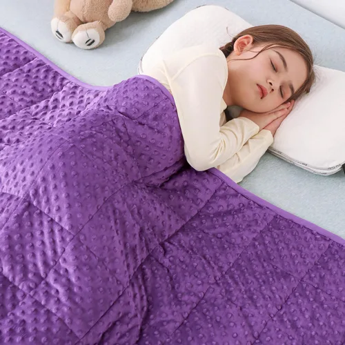 Vista 10 de Sivio Manta con peso para dormir, 3 libras, 36 x 48 pulgadas Gris