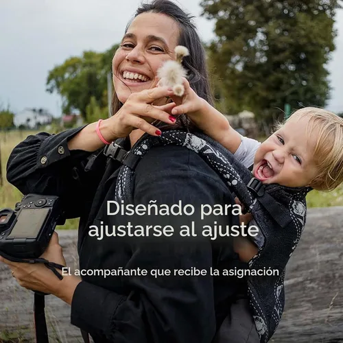 Vista 2 de Baby Tula - Portabebés ergonómico de lino