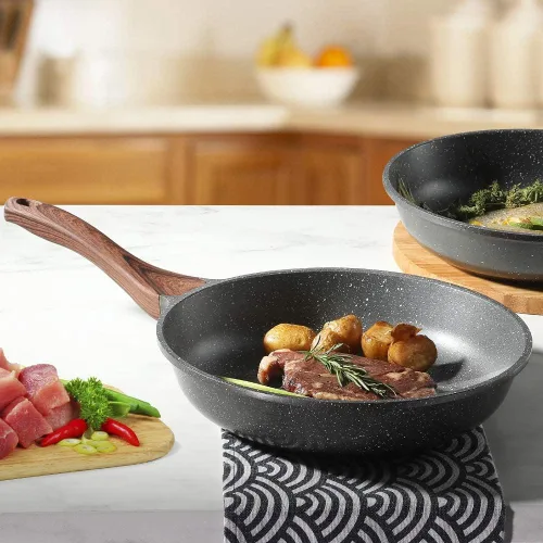 Vista 7 de SENSARTE Sartén antiadherente de 8 pulgadas para tortilla Pan10 pulgadas con tapa