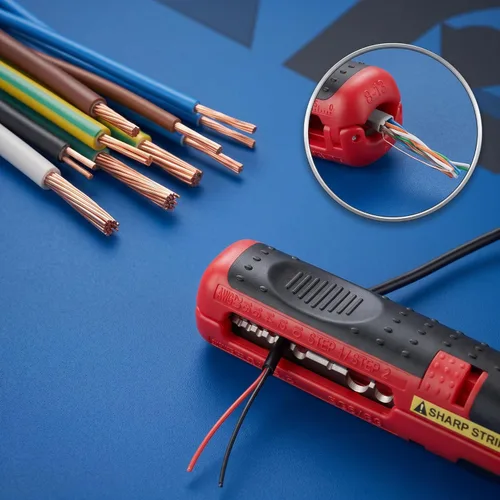 Vista 3 de Herramienta de desmontaje universal de cables para electricista multifuncional Cortador de desmontaje de cables Pelacables Herramienta de pelado