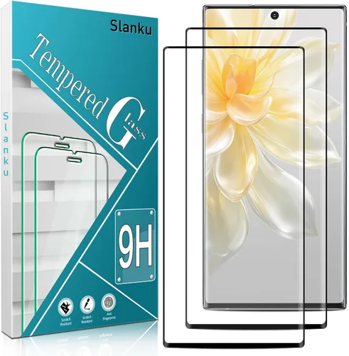 Vista 10 de Slanku Protector de pantalla para Samsung Galaxy S22 Ultra Privacy Glass 3D Negro