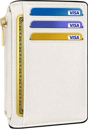 Vista 36 de Tipmile Cartera para tarjetas de crédito para mujer, pequeña funda delgada Muerciélagos