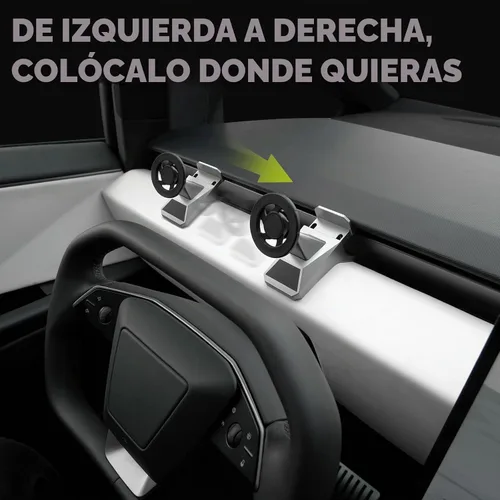 Vista 4 de Soporte magnético para teléfono Tesla Cybertruck 2024-2026
