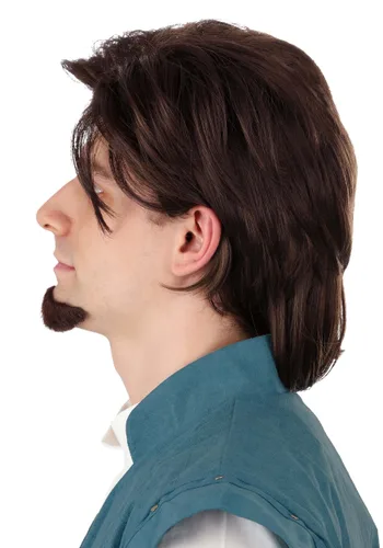 Vista 3 de Peluca y Perilla Flynn Rider de Disney Enredados para Hombre Multicolor