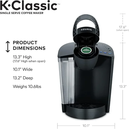 Vista 4 de Cafetera clásica K-Classic de Keuring con mezcla especial de Newman's Own Organics, 32