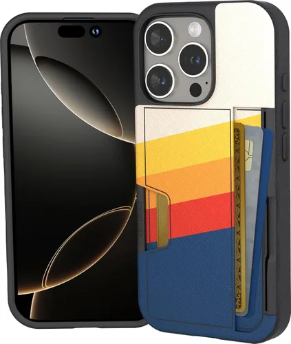 Vista 61 de Smartish Funda tipo cartera para iPhone 11 Pro - Wallet Slayer Vol. 2 [soporte protector delgado] tarjetero (seda) - Black Tie Affair