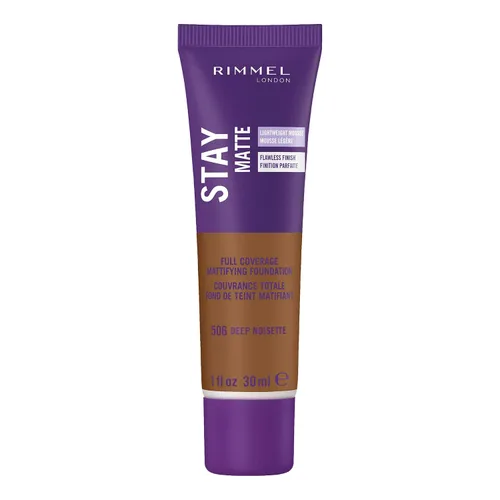 Vista 27 de 3 x Rimmel London Stay Matte - Base líquida mousse mate 30ml - 201 Beige clásico