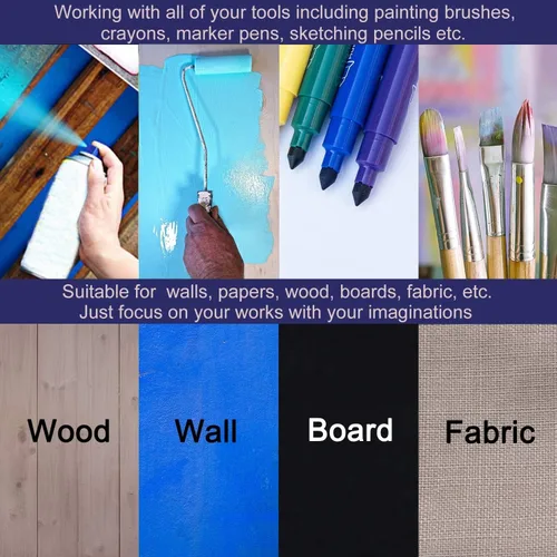 Vista 6 de 9 plantillas de vehículos de construcción, plantillas reutilizables para decoración de pared del hogar, 7.9 pulgadas